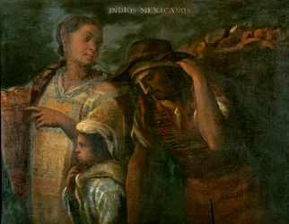 Mexikanische Indianer, um 1715